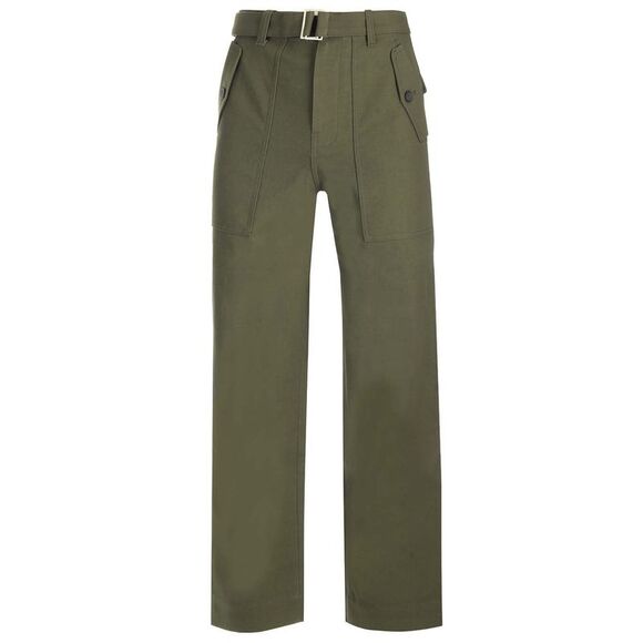 Maison Kitsuné Men Cotton Twill Trousers